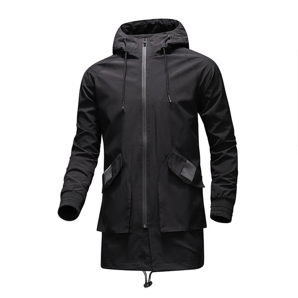 

2021 new men arrived from autumn high-quality coat jacket, men's with black hood size m-4xl,5xl,6xl,7xl,8xl zib0, Black;brown