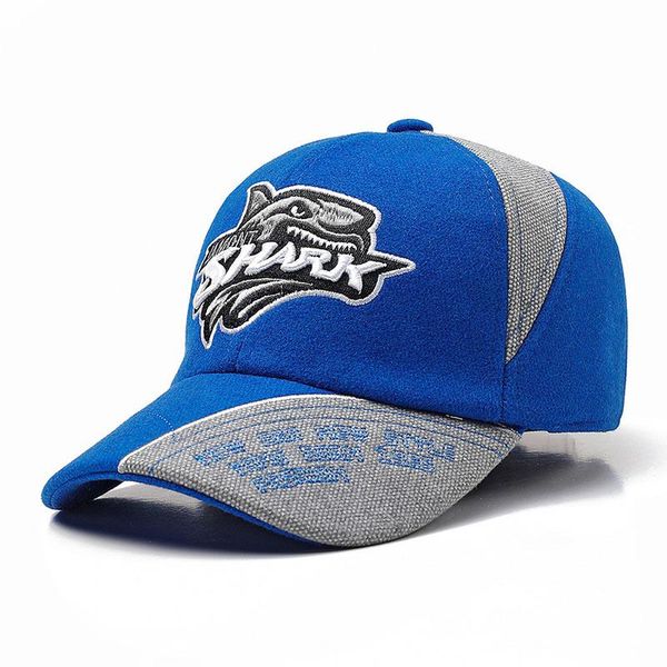 

flb kids cotton linen baseball caps for boys girls outdoor sun hats shark letter adjustable casual children sports cap f180 wmtatb