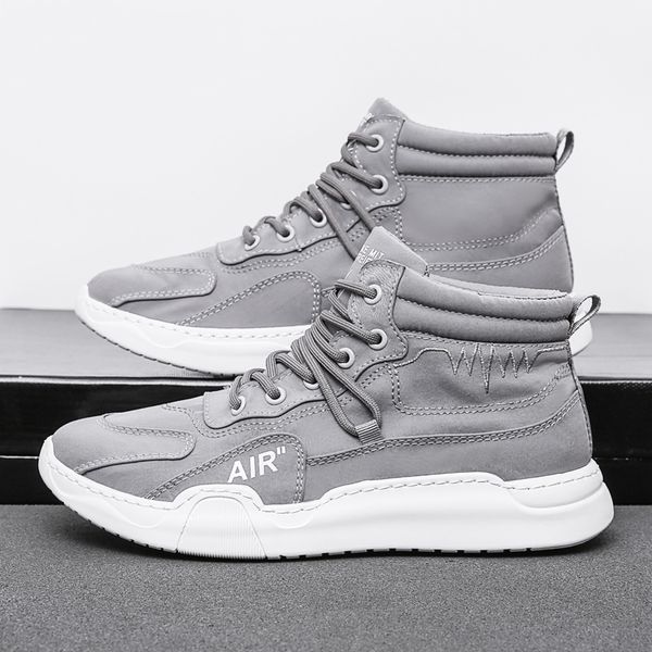 

high winter sneakers height increasing non-slip platform sports classic retro style fitness running shoes men
