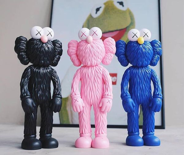 

new 35cm 0.6kg originalfake kaws standing sesame street companion original box trend kaws action figure model decorations toys gift