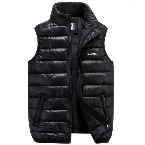 

new arrival men sleeveless vest jacket winter outwear vest male slim coats mens warm waistcoat plus size1, Black;white