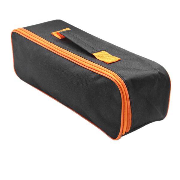 

car vacuum cleaner bag portable oxford cloth storage bag emergency kit, Black;red