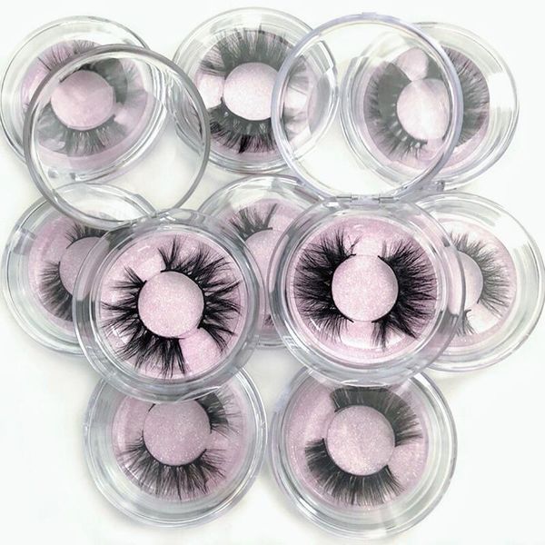 

false eyelashes wholesale 3d natural soft 10-20mm real mink lashes cruelty custom logo sticker beauty eyelash