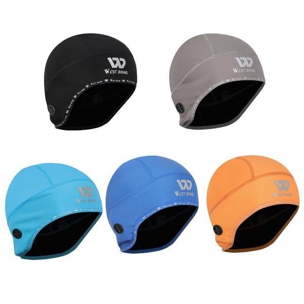 

cycling caps & masks outdoor sports headwear winter windproof cap keep motorcycle headband warm fleece bike equipment ear warmer zj 4, Black