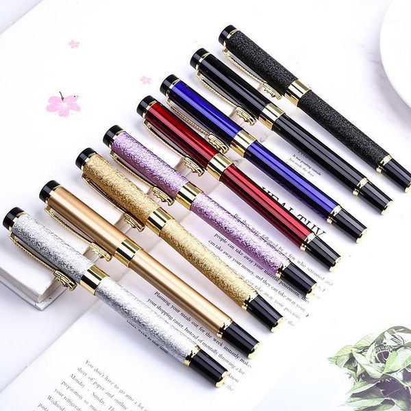 

gel pens matted metal pen chinese dragon clip write cool office stationery personalized custom teacher gift1