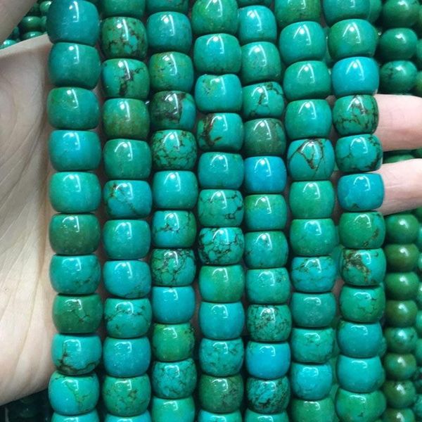 

8x12,10x14,15x20 мм гладкие зеленые бирюзы бусины натуральные каменные шарики для diy ожерелье браслеты ювелирные изделия 15 "бесплатная дос