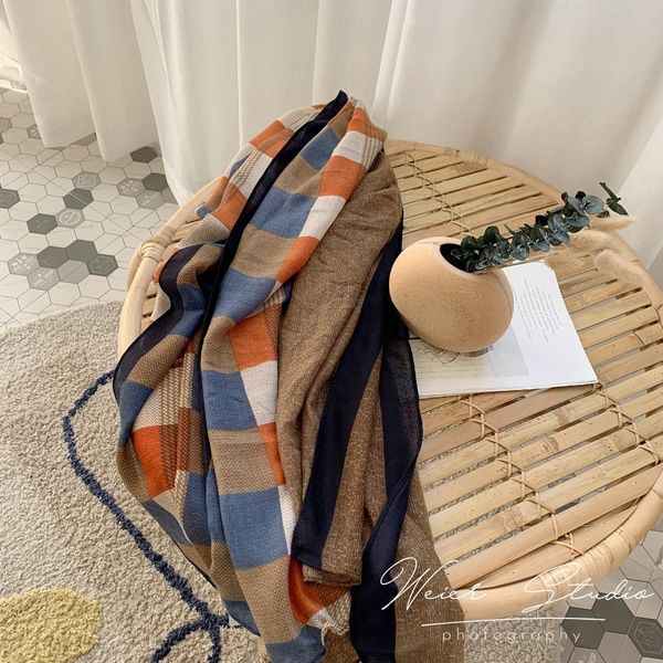 

2020 new style leopard silk scarf, Blue;gray