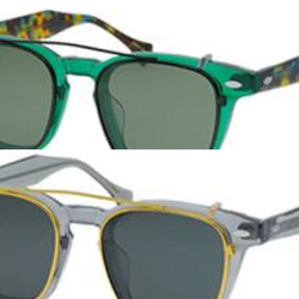 

2020 new retro polarized 6 colors men and women unique personality fashion sunglasses with box