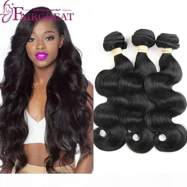 

body wave brazilian human hair weaves mink unprocessed human hair extensions 3bundles brazilian human hair extensions fast shipping, Black