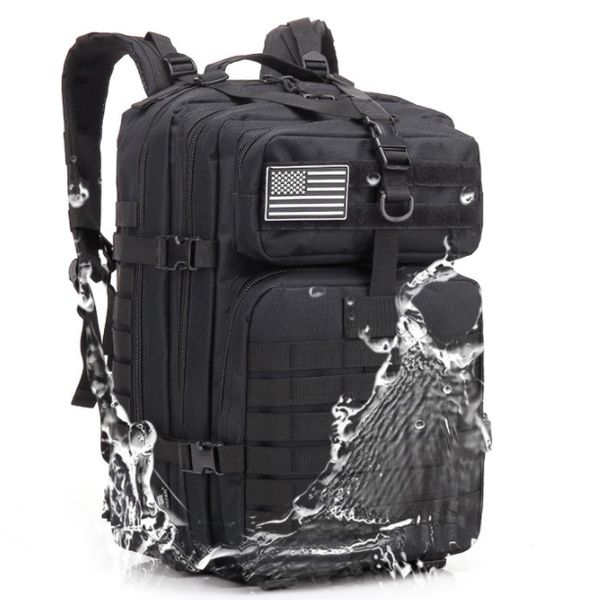 

survival first aid bag 45l military tactical backpacks molle army assault pack 3 day bug out bag hiking treeking rucksack