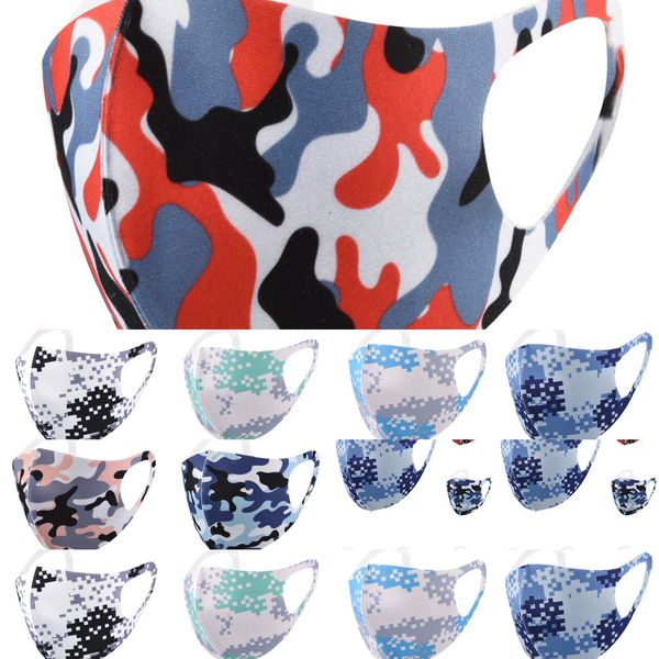 

uqlv3party camouflage face mouth mask protection cotton washable anti-dust breathable outdoor cyling bicycle masks 7