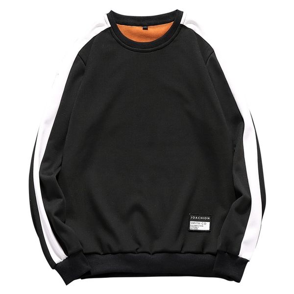 

new spring 2021 fashion autumn hoodies of men's shirt men from cotton round round-robin hip hop pullover training plus size b9 ofue, Black