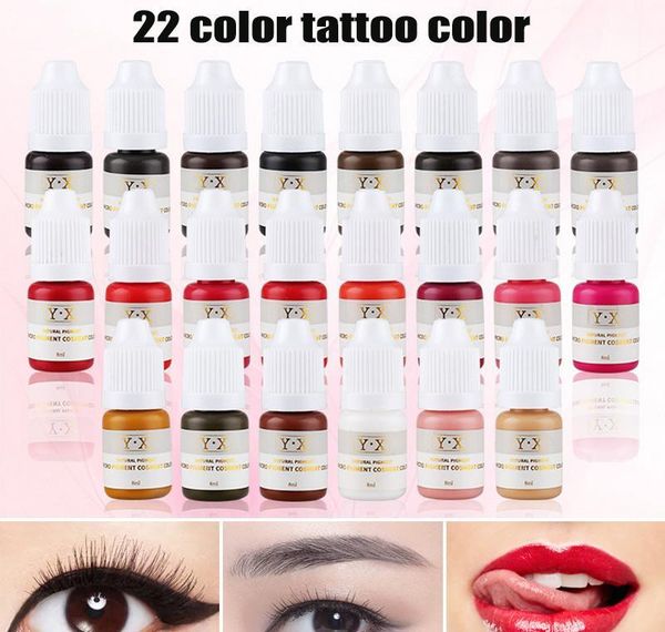 

2020 color eye lips tattoo line makeup pigment permanent microblading semi ink eyebrow bbyai lipper