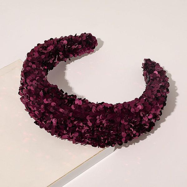 

fashion shiny colorful sequins women headband sponge hair hoop wide glitter head hoop makeup party hairband hair accessories new q bbyrbt