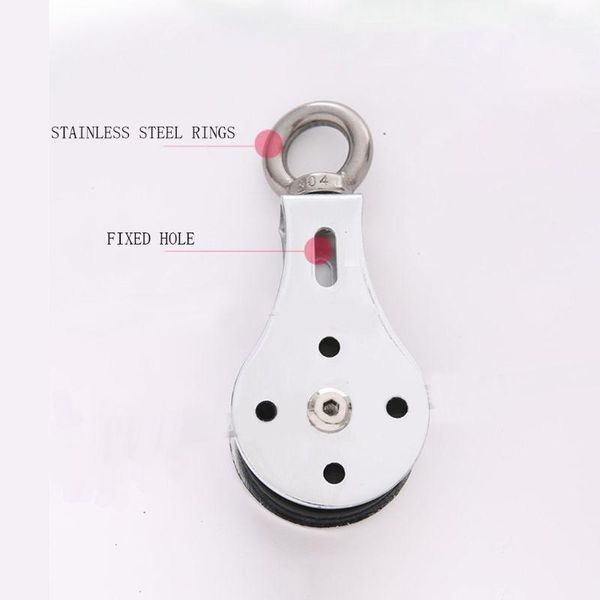 

300kg groove wheel mute swivel fitness strength training bearing lifting pulley pxpf