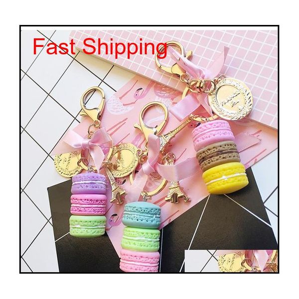 

resin macaron keychains key chains lovely macaroon bag charm keychain chaveiro llaveros gold metal qyldcs dh_seller2010, Silver