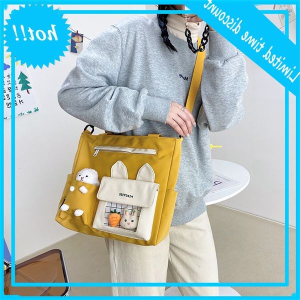 

girl lamb postman women 2020 new fashion handbag large capacity color contrast student messenger bag