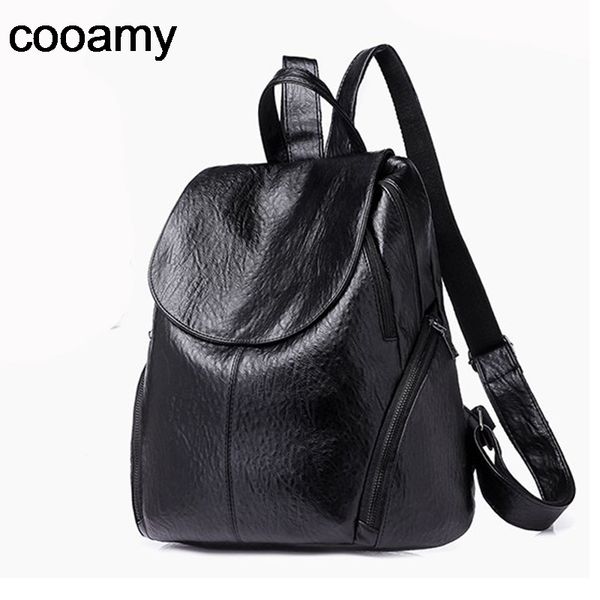 

fashion women backpack youth leather backpacks for teenage girls female school shoulder bag bagpack