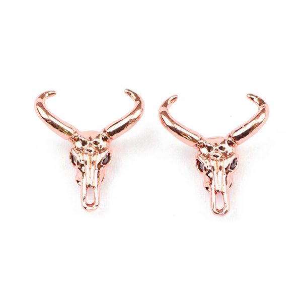 

череп медный spacer beads micro pave черный циркон подвески jhnby 4шт коровье свободные шарики для ювелирных изделий браслеты изготовление d, Bronze;silver