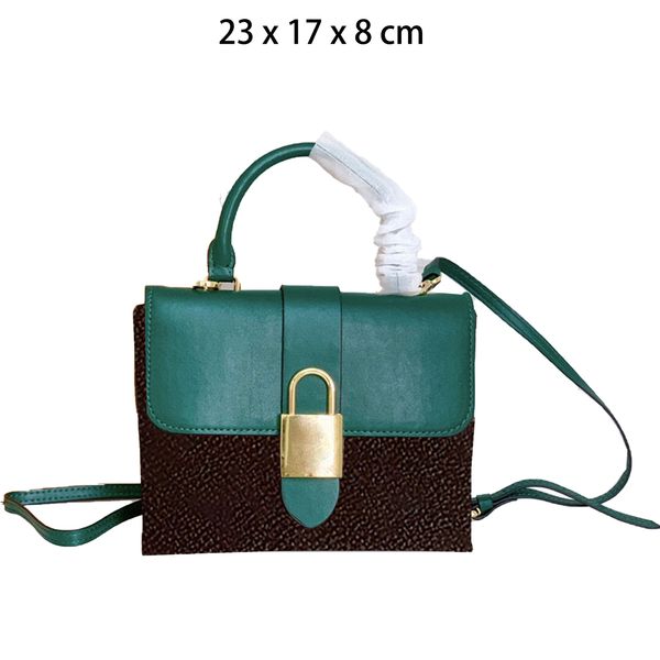 

green handbag with lock white handbag shoulder bag 7 colors leather versatile interior compartment fashion bags crossbody bag shoulder bag