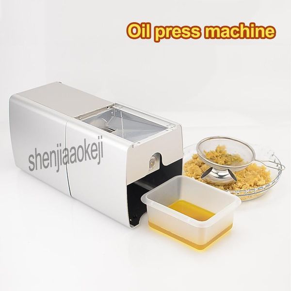 

automatic household oil press machine small commercial and cold squeeze smart soybean peanut squeeze oil machine 220v 300w