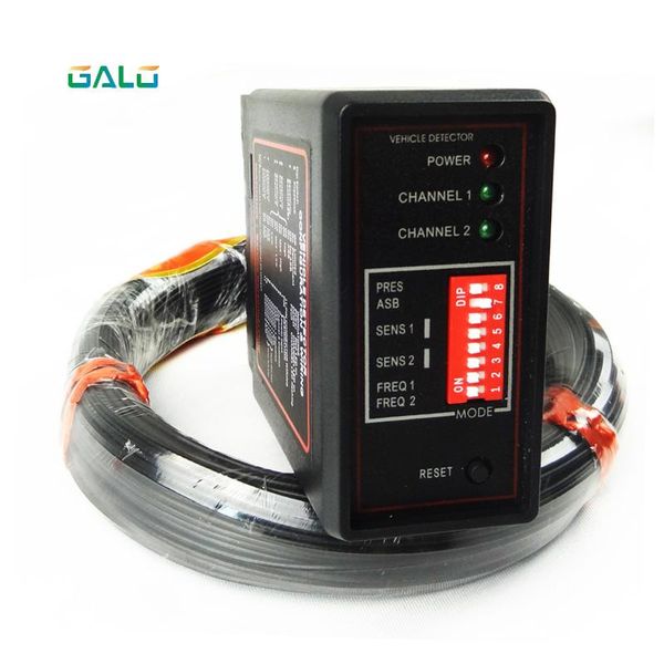 

fingerprint access control double channel loop detector for car detecting with 50m 0.75mm sensor coil wire use parking system