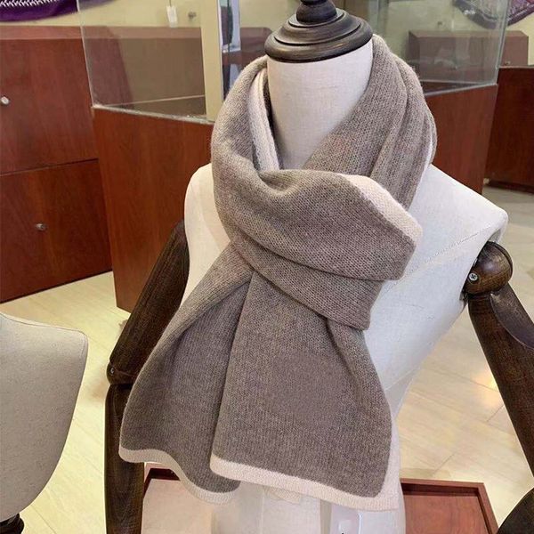 

2021 fashion new cotton classic black cotton ladies women cashmere scarf for women autumn and winter shawl scarf, Blue;gray