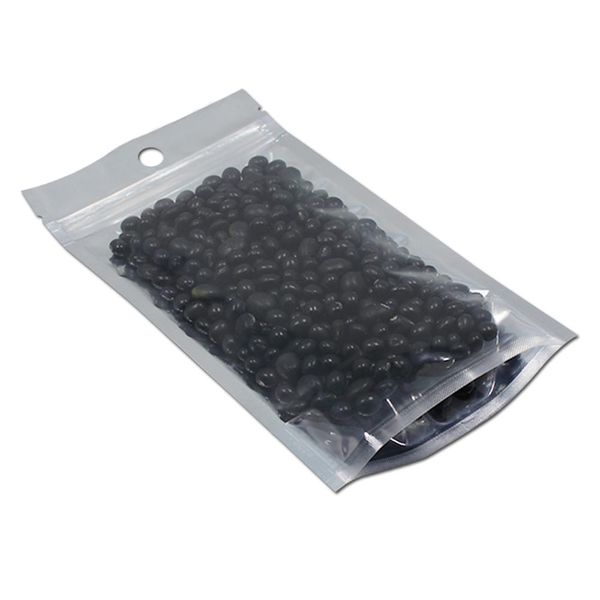 

10x19cm ziplock mylar ust up алюминиевая фольга прозрачная упаковочная сумка на молнии еда для хранения пищи кофе упаковочный мешок с зависа