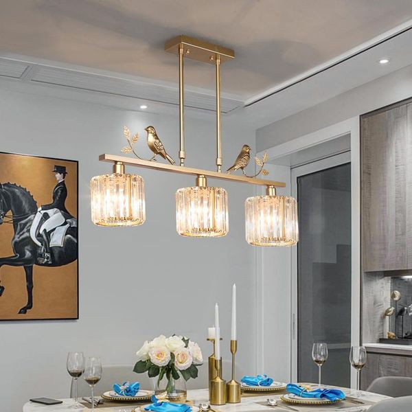 

trazos modern chandelier sputnik lamps semi-embedded ceiling lamp brushed antique gold lighting crystal nordic home decoration