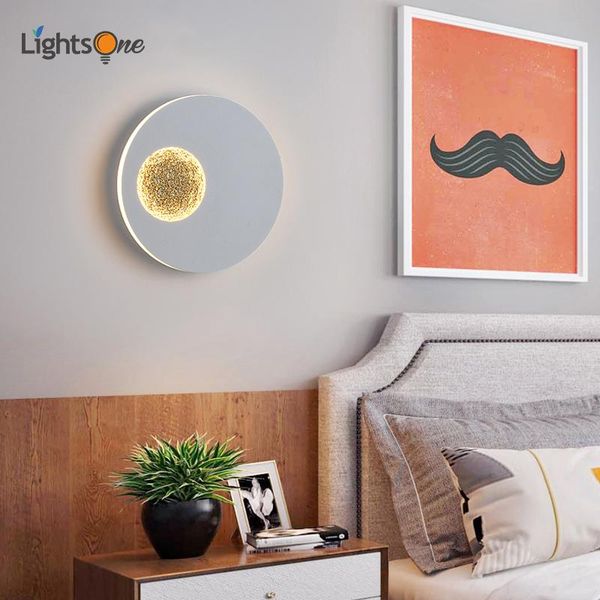 

wall lamp creative moon eclipse designer bedroom decoration corridor aisle