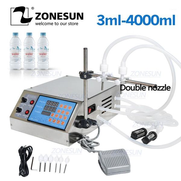 

zonesun electric digital control pump bottle liquid filling machine small 0.5-4000ml for perfume water juice oil alcohol1