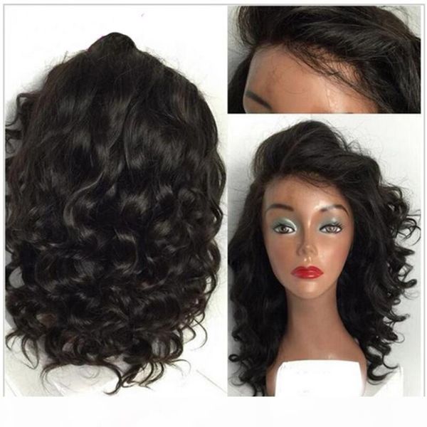 

deep loose curl body wave lace frontal hair straight wigs for black women