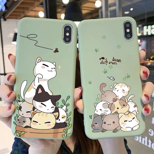 

3ew2qcartoon cat case for samsung galaxy a51 a50 a71 a70 a31 note 10 pro 9 8 5 s8 s9 s20 plus ultra s10 lite 2020 s10e s6 s7 edge