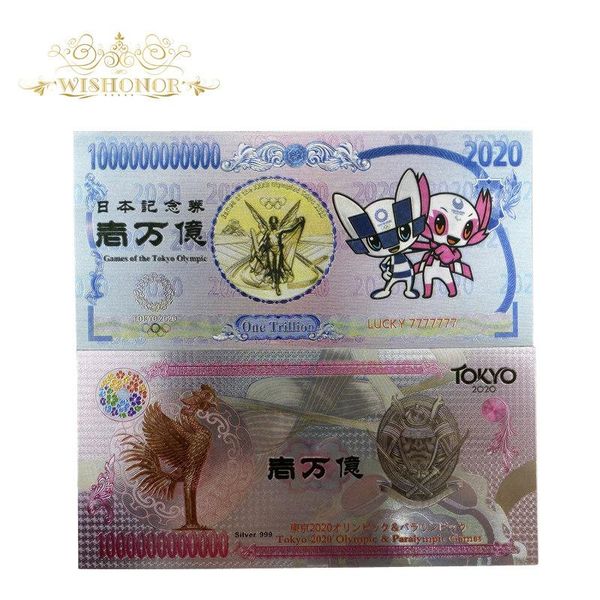 

1 шт. новый дизайн цвет японии банкнота 10000 иен банкноты в 99.9 позолоченные поддельные бумажные деньги для коллекции wmtfkv