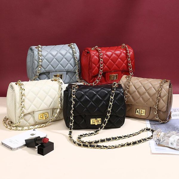 

new bags women chain bag shoulder diagonal bag fashion leather handbags