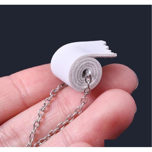 

new personality toilet roll drop earrings creative tissue geometric earrings fashion jewelry sqcybr new_dhbest, Silver