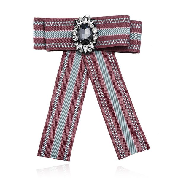 

ties boys for fashion flower collar big striped with diamond bow brooch accessories wholesale price sale, Black;gray