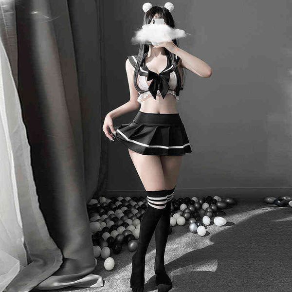 

nxy lingerie jimiko student schoolgirl jk uniform miniskirt woman erotic cosplay lingerie kawaii sailor school girl outfit seduction new 122, Red;black