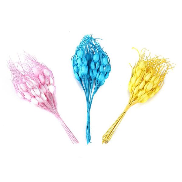 

1pack natural dried wheat simulation wheat decorative flowers wreaths christmas decor for home wedding artificial plants