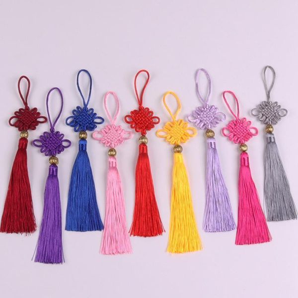 

5pcs new style chinese knot tassel diy jewelry accessories home textile curtain garment sewing macrame decoration pendant h wmtsxi