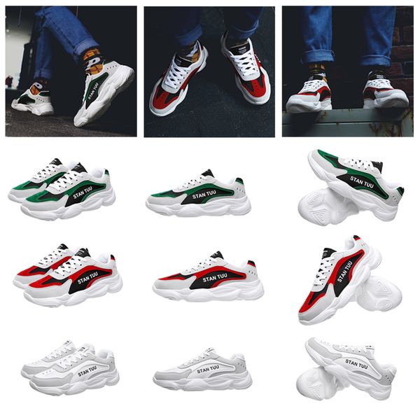 

quality 2020 high lace cool designer style5 soft black plush good man boy men boots mens sneakers trainers outdoor walking shoes, White;red
