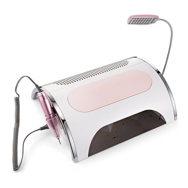 5 em 1 equipamento de arte de unha eletrônico multiuso conjunto de máquina de manicure 54 w uv led secador lâmpada unha gel polonês 110v240v