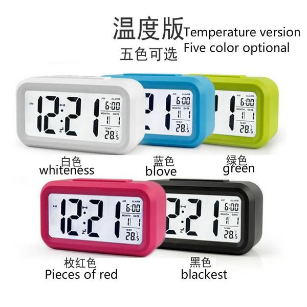 

умные часы температура smart lumious mute студент ленивый творческий светодиодный цифровой будильник подарок дети будильник цифровой wmtkyb