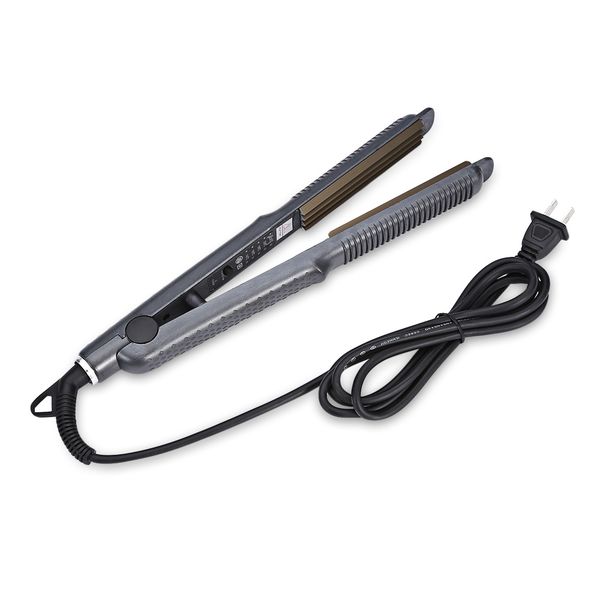 

temperature control waves iron electric hair curling tools, Black