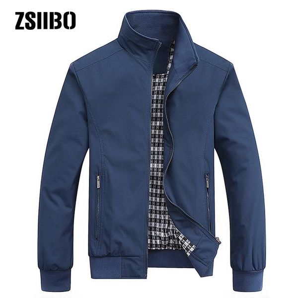 

zsiibo new jacket men's fashion casual loose men's jacket sportswear outdoor windproof coat size m-5xl wgjk02, Black;brown
