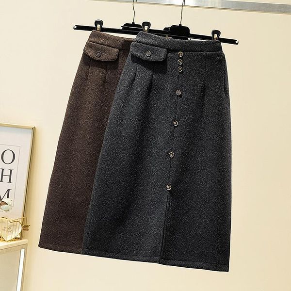 

2020 new women's clothing slim 4xl plus size saia midi elegant skirts womens harajuku loose jupe femme1, Black