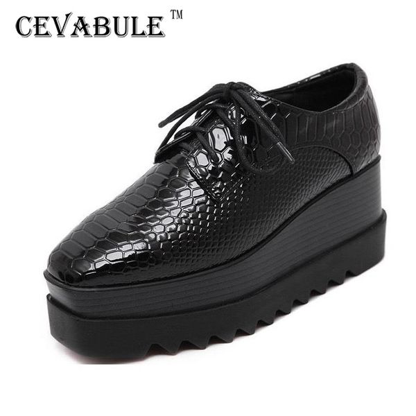 

cevabule square head strap high-heeled wedges shoes waterproof platform thick platform shoes casual women's shoes hzb-598 y200424, Black