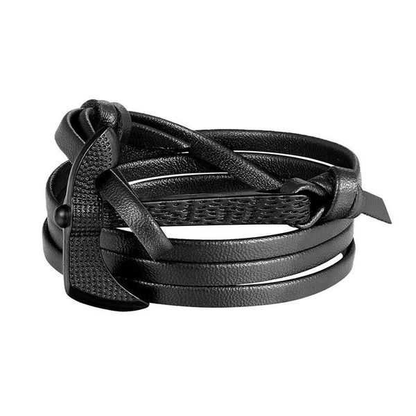 

men's hand chain punk style european and american fashion black color simple style lady leather bracelet women wmtqxa xhlove
