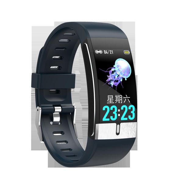 

e66 фитнес-трекер браслет температура корпуса экг умный браслет монитор сердечных сокращений умный смотреть музыкальный контроль спортивная