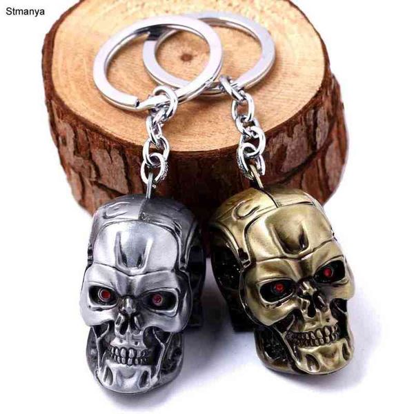 Schlüsselanhänger Autoschlüsselring aus Metall für Männer und Frauen, Totenkopf-Partygeschenk, k1325-Schmuck